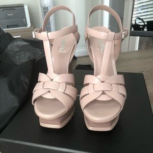 YSL Classic 105 Sandal in Antique Rose